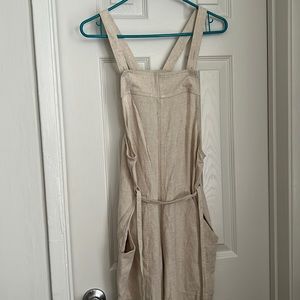 Linen overalls